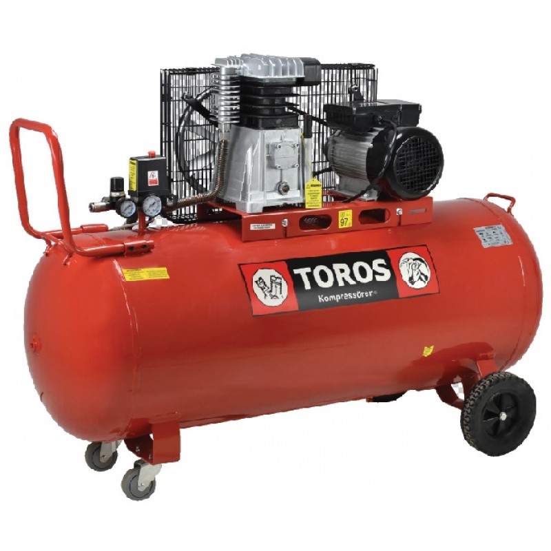 ΑΕΡΟΣΥΜΠΙΕΣΤΗΣ ΜΕ ΙΜΑΝΤΑ 150Lt 3Hp ΜΟΝΟΦΑΣΙΚΟΣ TOROS 602039