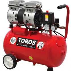 ΑΕΡΟΣΥΜΠΙΕΣΤΗΣ ΜΟΝΟΜΠΛΟΚ 24Lt 0.75Hp SILENT OILFREE TOROS 40145