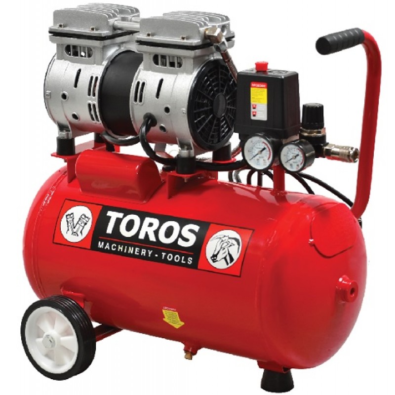 ΑΕΡΟΣΥΜΠΙΕΣΤΗΣ ΜΟΝΟΜΠΛΟΚ 50Lt 2Hp SILENT OILFREE TOROS 40149