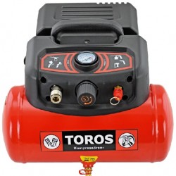 ΑΕΡΟΣΥΜΠΙΕΣΤΗΣ ΜΟΝΟΜΠΛΟΚ 6Lt 1.5Hp OILFREE TOROS 602036