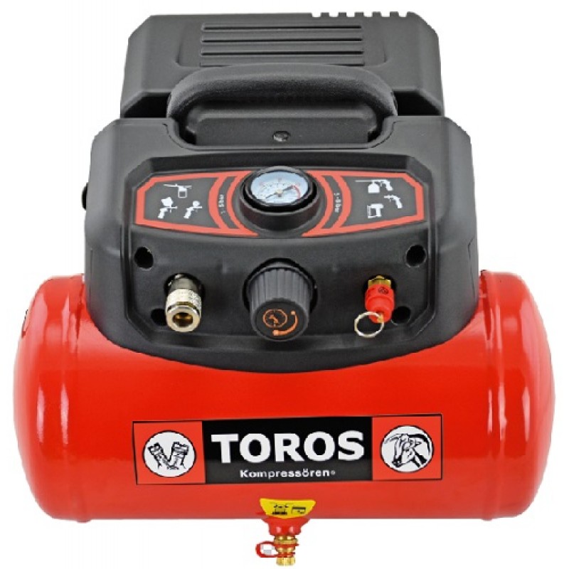 ΑΕΡΟΣΥΜΠΙΕΣΤΗΣ ΜΟΝΟΜΠΛΟΚ 6Lt 1.5Hp OILFREE TOROS 602036