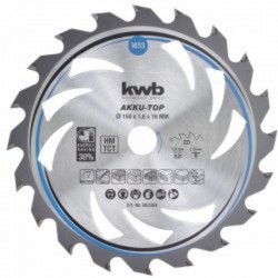 ΠΡΙΟΝΟΔΙΣΚΟΣ ΞΥΛΟΥ Φ150 KWB AKKU-TOP - 49583354