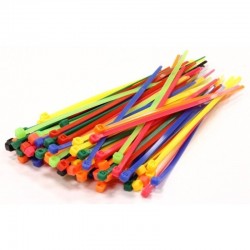 ΔΕΜΑΤΙΚΑ ΚΑΛΩΔΙΩΝ TIE WRAPS ΧΡΩΜΑΤΙΣΤΑ 100ΤΕΜ DENBRAVEN 