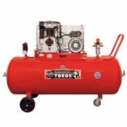 ΑΕΡΟΣΥΜΠΙΕΣΤΗΣ ΜΕ ΙΜΑΝΤΑ TOROS 300/7,5 300ltr. - 7,5Hp - 380V Red series