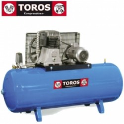 ΑΕΡΟΣΥΜΠΙΕΣΤΗΣ ΣΤΑΘΕΡΟΣ ΜΕ ΙΜΑΝΤΑ TOROS ΝG5-500F-5,5TK-15BAR 500ltr. - 5,5Hp - 380V Blue series