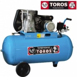 ΑΕΡΟΣΥΜΠΙΕΣΤΗΣ ΜΕ ΙΜΑΝΤΑ TOROS RAIDER 100 100lt -2HP Βlue series