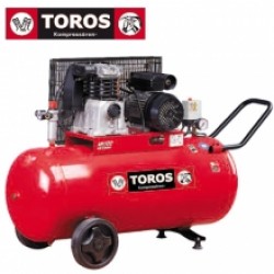 ΑΕΡΟΣΥΜΠΙΕΣΤΗΣ ΜΕ ΙΜΑΝΤΑ TOROS MK103-90-3M 90lt -3HP 220V Red series