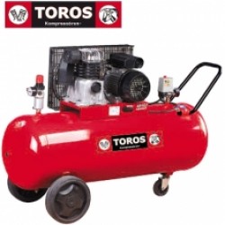 ΑΕΡΟΣΥΜΠΙΕΣΤΗΣ ΜΕ ΙΜΑΝΤΑ TOROS MK103-150-3 150lt -3HP 380V Red series