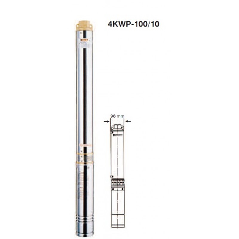 ΑΝΤΛΙΑ ΥΠΟΒΡΥΧΙΑ ΓΕΩΤΡΗΣΕΩΝ 4" KRAFT 4SDM4/10 - 1.0Hp