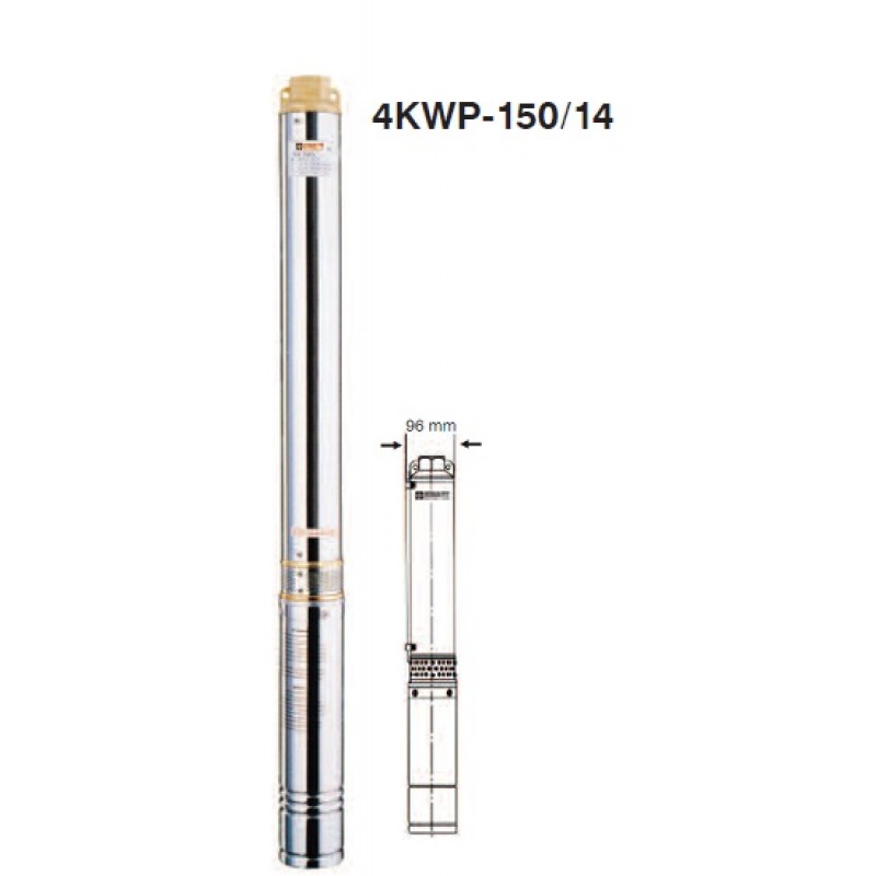 ΑΝΤΛΙΑ ΥΠΟΒΡΥΧΙΑ ΓΕΩΤΡΗΣΕΩΝ 4" KRAFT 4SDM4/14 - 1.5Hp