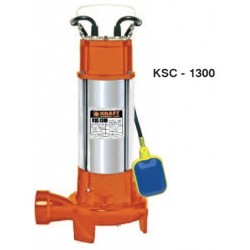 ΑΝΤΛΙΑ ΥΠΟΒΡΥΧΙΑ ΛΥΜΑΤΩΝ KRAFT KSC1300 - 1300W (INOX)