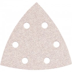 ΦΥΛΛΑ ΤΡΙΓΩΝΑ VELCRO ΛΕΥΚΟ ΞΗΡΑΣ ΤΡΙΒΗΣ 95x95x95mm 6 ΤΡΥΠΕΣ SMIRDEX - ΣΕΙΡΑ 510
