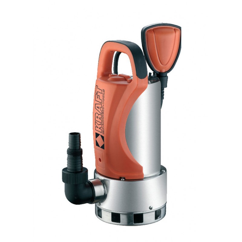 ΑΝΤΛΙΑ ΥΠΟΒΡΥΧΙΑ ΑΚΑΘΑΡΤΩΝ ΥΔΑΤΩΝ INOX KRAFT SPD 1100 XP - 1100W 43541