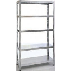 ΡΑΦΙΕΡΑ ΜΕΤΑΛΛΙΚΗ ΓΑΛΒΑΝΙΖΕ ΜΕ 5 ΡΑΦΙΑ (200kg/ράφι) UNIMAC