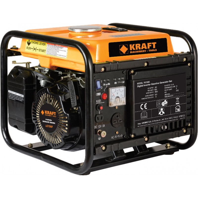 ΓΕΝΝΗΤΡΙΑ ΒΕΝΖΙΝΗΣ INVERTER KRAFT YK1500i - 1500W 63757